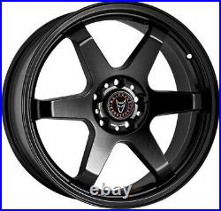 Alloy Wheels 17 Wolfrace Eurosport JDM Black Matt For Audi A6 C8 18-21