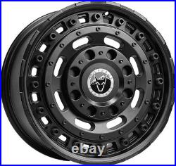 Alloy Wheels 17 Wolfrace Explorer Slotmag Black Matt For Infiniti EX30d 09-13