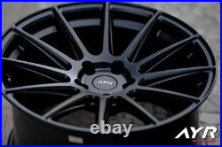 Alloy Wheels 18 02 For Vw T5 T6 T28 T30 Commercially Rated 815kg Black + Tyres