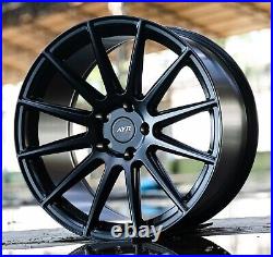 Alloy Wheels 18 02 For Vw T5 T6 T28 T30 Commercially Rated 815kg Black + Tyres