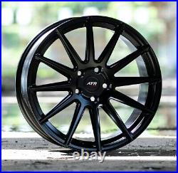 Alloy Wheels 18 02 For Vw T5 T6 T28 T30 Commercially Rated 815kg Black + Tyres