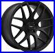 Alloy Wheels 18 Calibre Exile-R Black Matt For Mazda CX-8 17-22