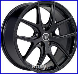 Alloy Wheels 18 Fox Alpha Black Matt For Honda Integra Type-R Mk3 95-01