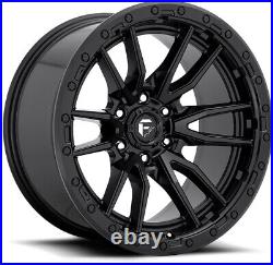 Alloy Wheels 18 Fuel Rebel 6 D679 Black Matt For Dodge RAM 1500 Mk5 19-22