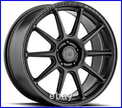 Alloy Wheels 18 Motegi Racing SS10 Black Matt For Mazda CX-9 Mk2 16-22