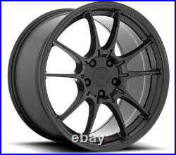 Alloy Wheels 18 Motegi Racing SS5 Black Matt For Nissan X-Trail Mk1 00-07
