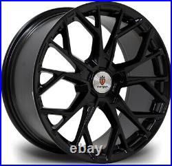 Alloy Wheels 18 Stuttgart SF12 Black Matt For VW Scirocco Mk4 08-17