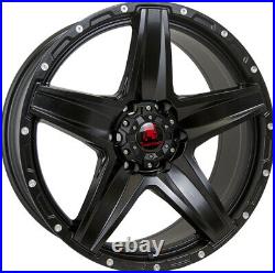 Alloy Wheels 18 Tomahawk Apache Black Matt For Nissan Frontier Mk1 97-04