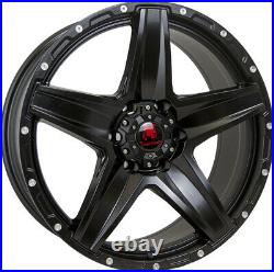 Alloy Wheels 18 Tomahawk Apache Black Matt For Toyota 4Runner Mk2 89-95