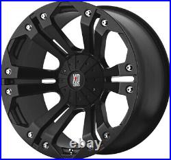 Alloy Wheels 18 XD Monster Black Matt For Dodge RAM 1500 Mk4 09-18