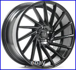 Alloy Wheels 19 1AV ZX1 Black Matt For Volvo V40 Hatchback 12-19