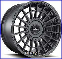 Alloy Wheels 19 Rotiform LAS-R Black Matt For Nissan Elgrand Mk3 10-22