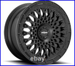 Alloy Wheels 19 Rotiform LHR-M Black Matt For Audi S3 8P 06-12