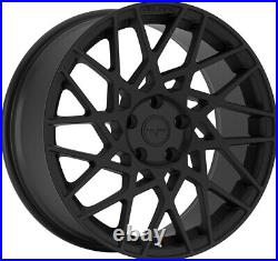 Alloy Wheels 19 Velare VLR03 Black Matt For VW Golf R32 Mk5 05-10