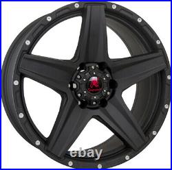 Alloy Wheels 20 Tomahawk Apache Black Matt For Lexus GX 460 Mk2 09-22