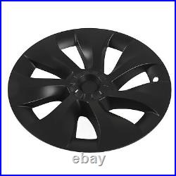 (Asymmetric)Hubcap Wheel Covers 4Pcs Matte Black Stylish Automotive