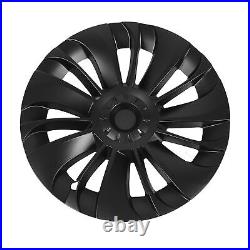 (Asymmetrical)4 Pcs Wheel Cover Hubcap 19in Wheel Hub Cap Matte Black Cool