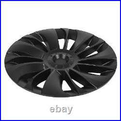 (Asymmetrical)4 Pcs Wheel Cover Hubcap 19in Wheel Hub Cap Matte Black Cool