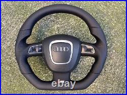 Audi A3 8p0 A5 S5 Q5 New Custom Made Flat Bottom Steering Wheel