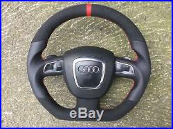 Audi A3 A4 A5 A6 Q7 A8 Dsg Paddle New Custom Made Flat Bottom Steering Wheel