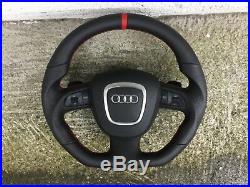 Audi A3 A4 A5 A6 Q7 A8 Dsg Paddle New Custom Made Flat Bottom Steering Wheel
