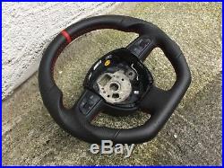 Audi A3 A4 A5 A6 Q7 A8 Dsg Paddle New Custom Made Flat Bottom Steering Wheel