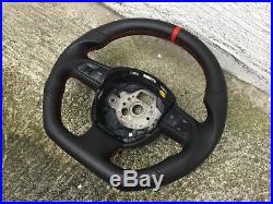 Audi A3 A4 A5 A6 Q7 A8 Dsg Paddle New Custom Made Flat Bottom Steering Wheel