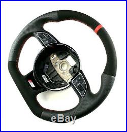 Audi A3 A4 A5 S-line Sline Flat Bottom steering wheel Alcantara + leather