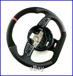 Audi A3 A4 A5 S-line Sline Flat Bottom steering wheel Alcantara + leather