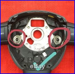 Audi A3 A4 S4 A5 A6 A8 Dsg Paddle New Custom Made Flat Bottom Steering Wheel