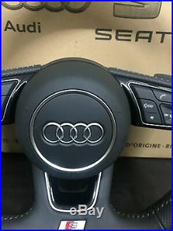 Audi A3 A4 S4 S5 A5 B9 Multi Steering Flat Bottom Wheel Shift Paddles & Airbag