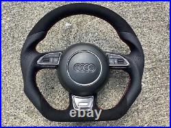 Audi A3 Q3 A4 A5 Q5 Qs5 Custom Made Flat Bottom Steering Wheel