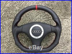 Audi A3 S3 A4 S4 A6 S6 Rs6 C5 Tt Mk1 Custom Made Flat Bottom Steering Wheel