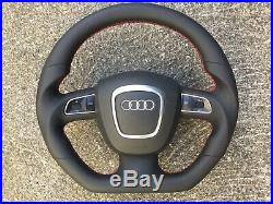 Audi A3 S3 A5 S5 Q5 New Custom Made Flat Bottom Steering Wheel