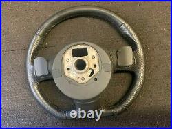 Audi A3 S3 Rs3 Tt Tts 2007-14 Flat Bottom Paddle Shift Steering Wheel 8j0419091h