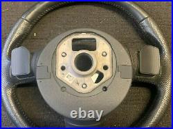 Audi A3 S3 Rs3 Tt Tts 2007-14 Flat Bottom Paddle Shift Steering Wheel 8j0419091h