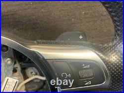 Audi A3 S3 Rs3 Tt Tts 2007-14 Flat Bottom Paddle Shift Steering Wheel 8j0419091h