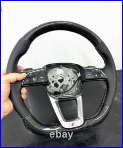 Audi Q5 Carbon Steering Wheel Flat Bottom S Line 80a419091ae Mk2 Fy 2017-20