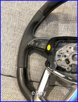 Audi Q5 Carbon Steering Wheel Flat Bottom S Line 80a419091ae Mk2 Fy 2017-20