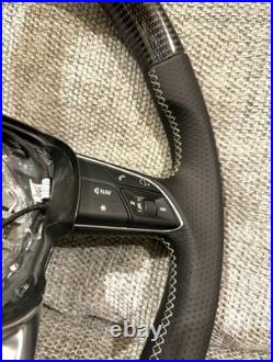 Audi Q5 Carbon Steering Wheel Flat Bottom S Line 80a419091ae Mk2 Fy 2017-20