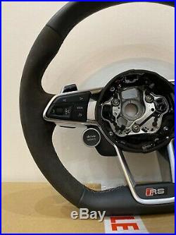 Audi TTRS TT 8S Alcantara Steering Wheel 2014-2019 Flat Bottom Multi Function