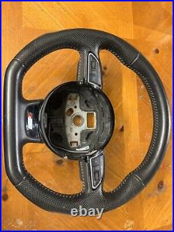 Audi TT S line Steering Wheel With Flat Bottom With Paddle Shifter