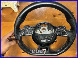 Audi TT S line Steering Wheel With Flat Bottom With Paddle Shifter