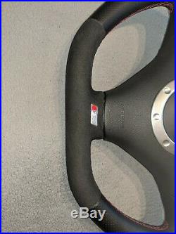 Audi Tt Mk1 S3 A3 Skoda Custom Made Flat Bottom Steering Wheel Alcantara