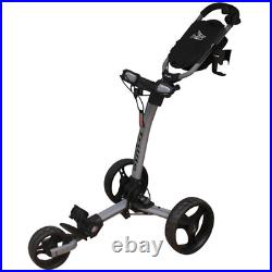 Axglo 2023 Trilite 3 Wheeled Golf Push Trolley +free £39.99 Accessory Pack