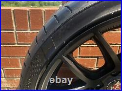 BMW 5x120 19 Axe CS Lite Matt Black Alloy Wheels ET35