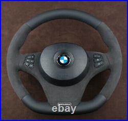 BMW CUSTOM STEERING WHEEL Flat bottom X5 E53 X3 E83 1999-2009 4,8is 4.6is 4,4 M
