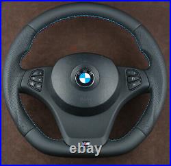 BMW CUSTOM STEERING WHEEL Thick Sport Flat bottom X5 E53 4,8is 4.6is M E83 X3