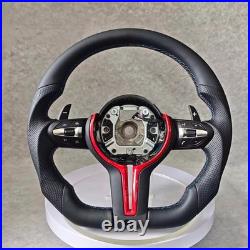 BMW F series Flat Bottom Steering Wheel Perforated Leather F30 F31 F32