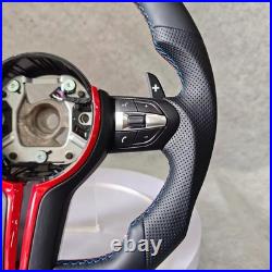 BMW F series Flat Bottom Steering Wheel Perforated Leather F30 F31 F32